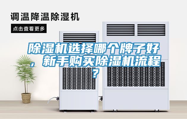 除濕機選擇哪個牌子好，新手購買除濕機流程？