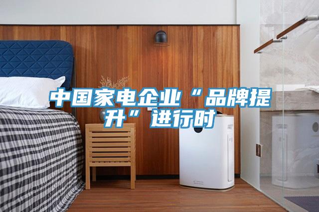 中國家電企業“品牌提升”進行時